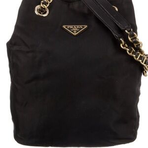 Authentic Prada Tessuto Catena Bucket Bag